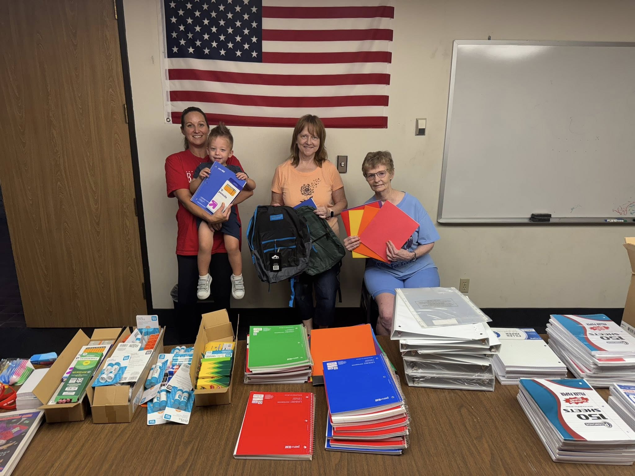 Backpack and supplies 